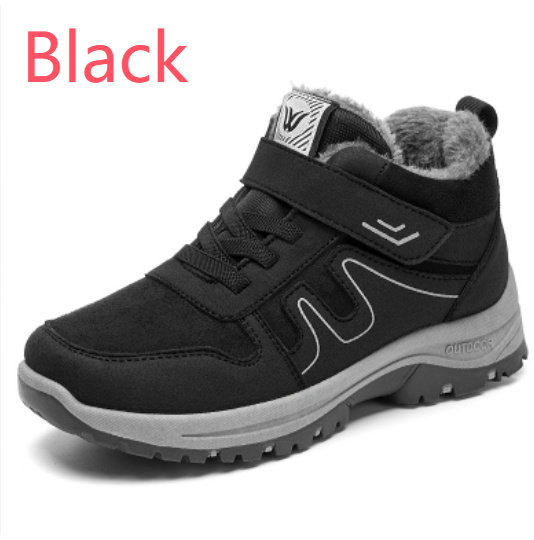 Womens Cotton Snow Boots With Velcro For Winter On Snowy Terrain - Image 10