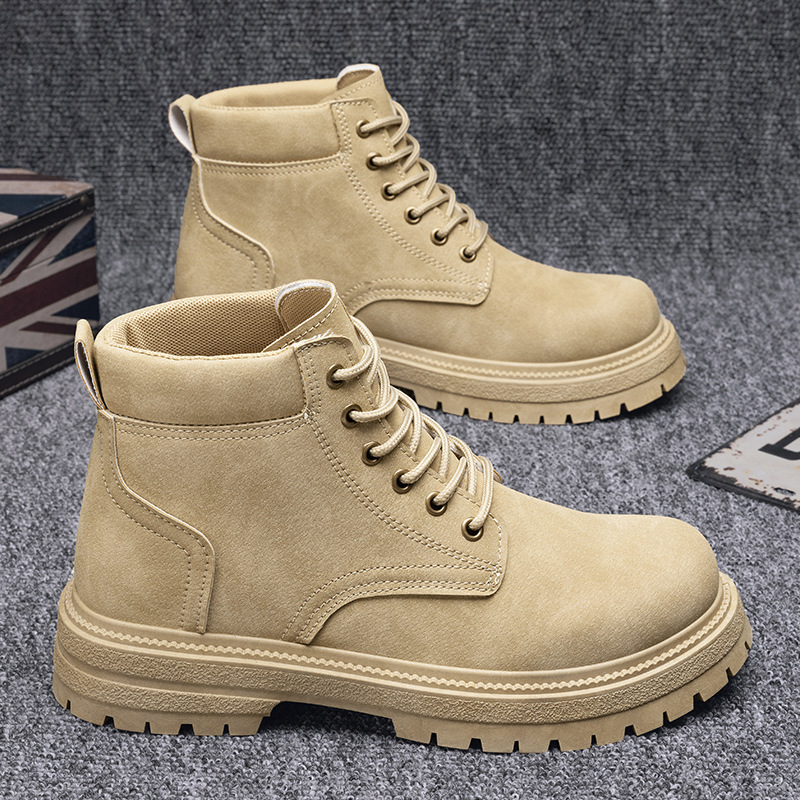 Men's Casual Fashionable All-Match Dr Martens Boots - Image 2