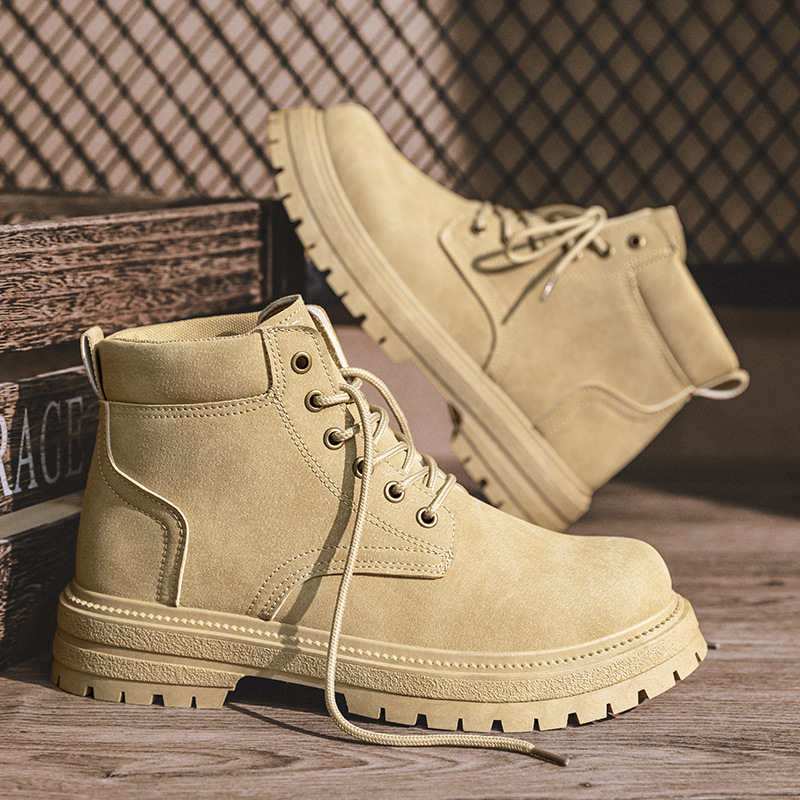 Men's Casual Fashionable All-Match Dr Martens Boots - Image 4