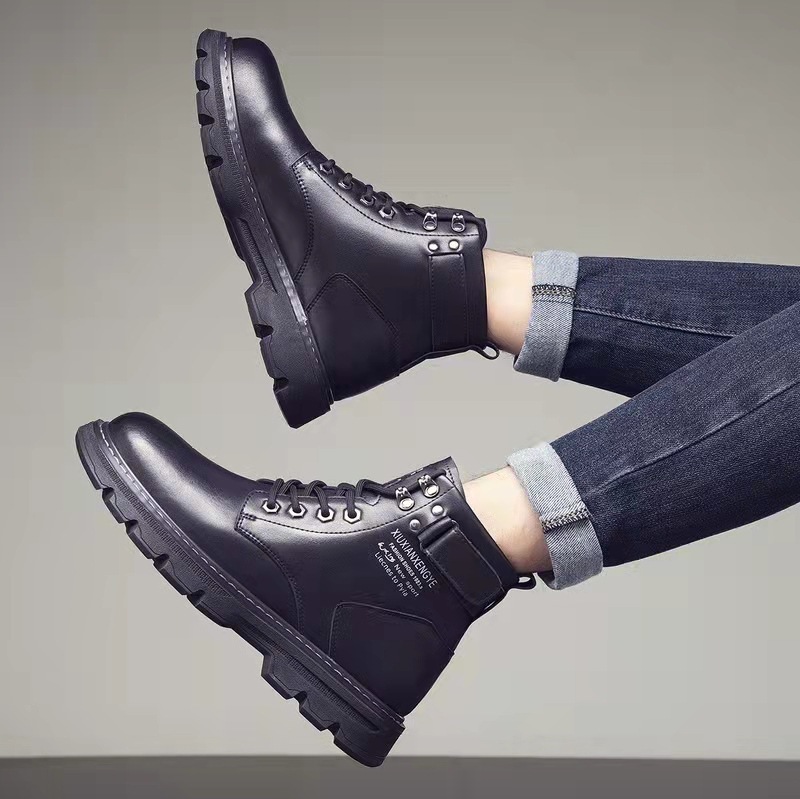 Mens Mid- To High-top Boots In Korean Style - Image 2