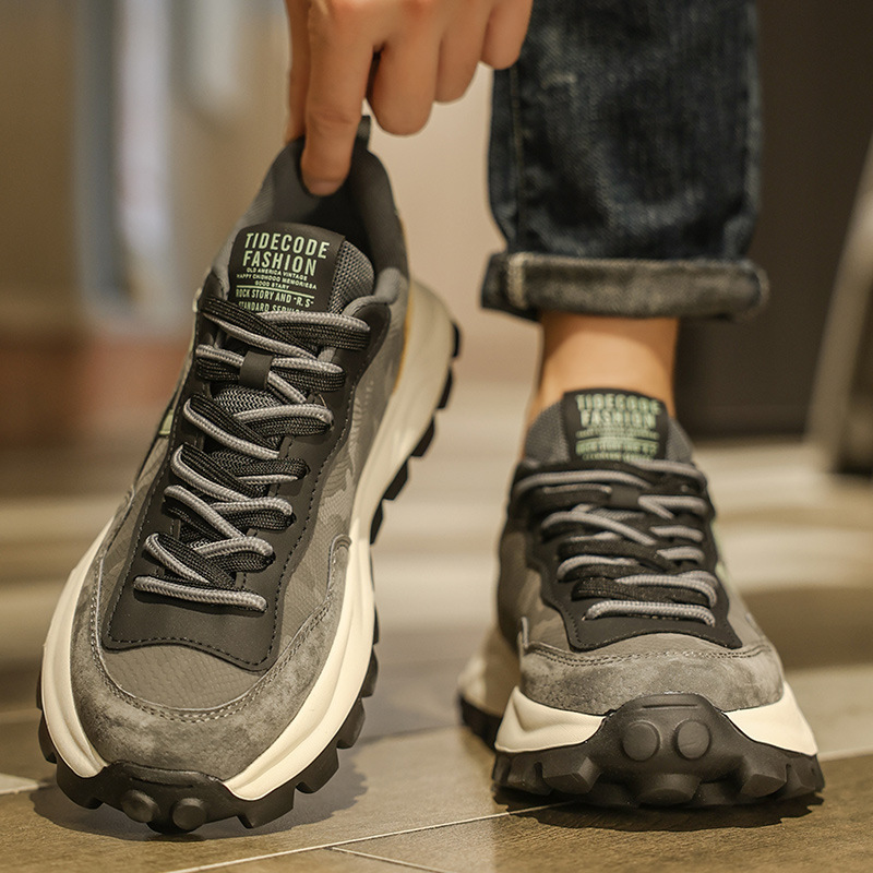 Versatile Casual Dad ShoesConverse-style Sneakers For Teenage Boys - Image 4