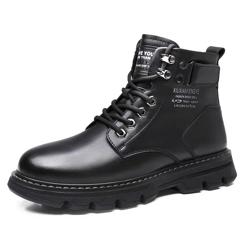 Mens Mid- To High-top Boots In Korean Style - Image 3