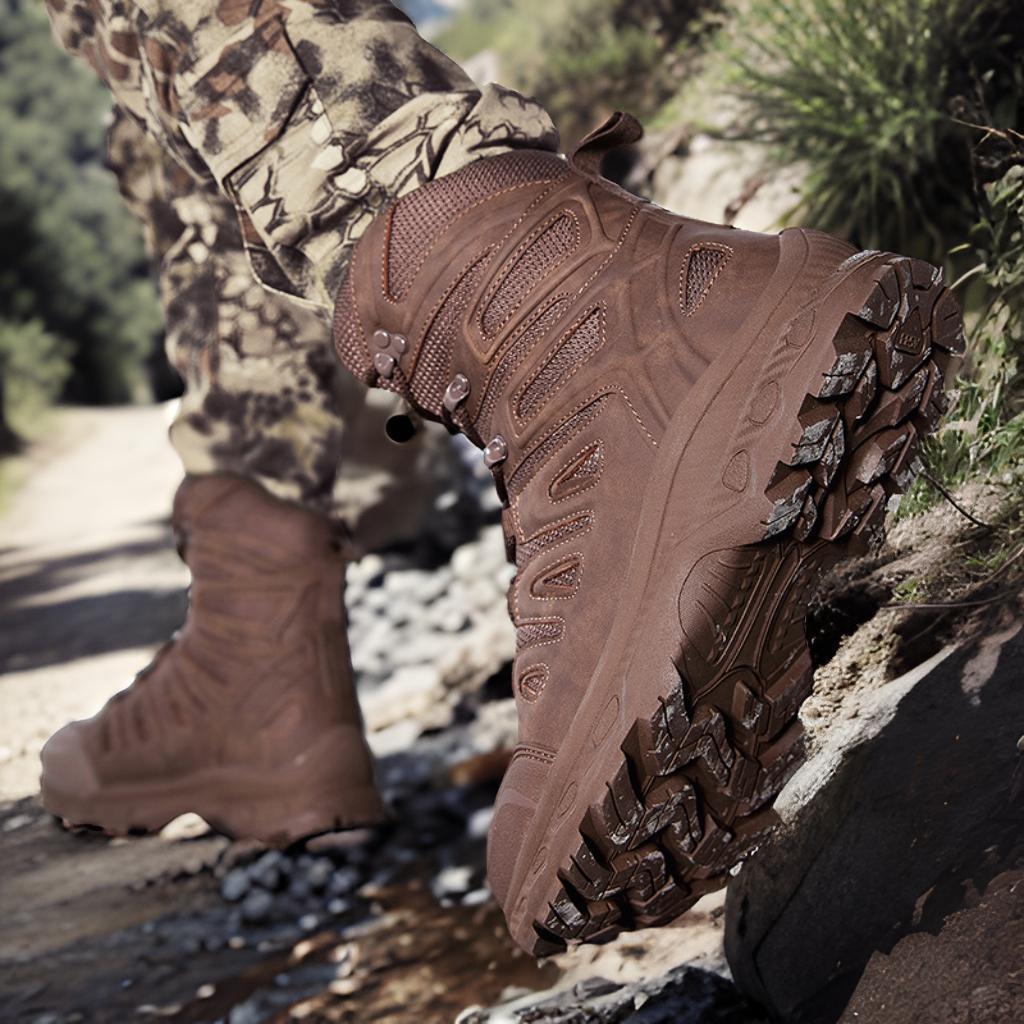 Men's Mid-Top Outdoor Hiking Boots In Plus Size 47 - Image 7