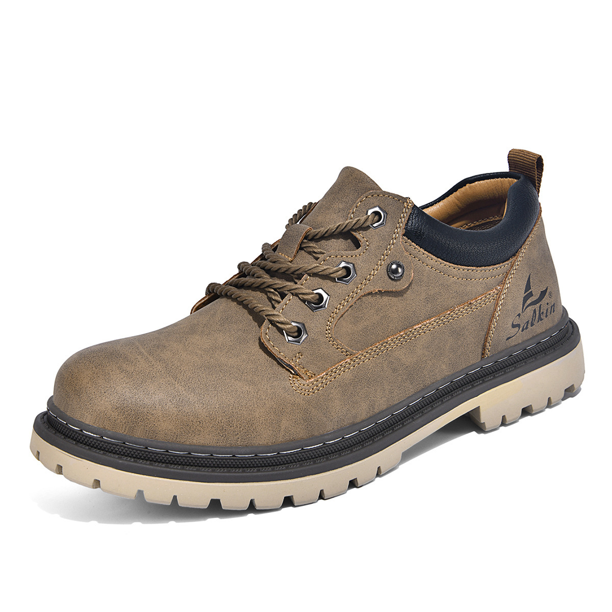 British-style Work Boots For Trendy Men - Image 7