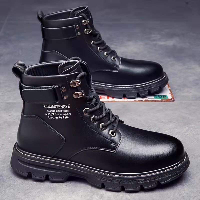 Mens Mid- To High-top Boots In Korean Style - Image 6