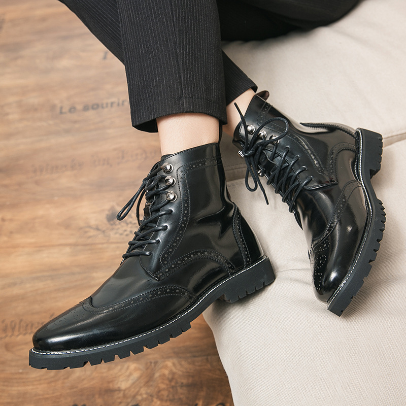 Outdoor Lace Up Fashion Martin Boots - Image 4