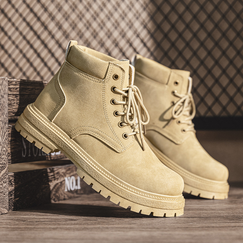 Men's Casual Fashionable All-Match Dr Martens Boots - Image 3