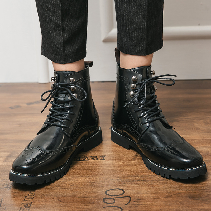 Outdoor Lace Up Fashion Martin Boots - Image 2